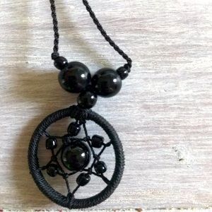 Dream catcher necklace